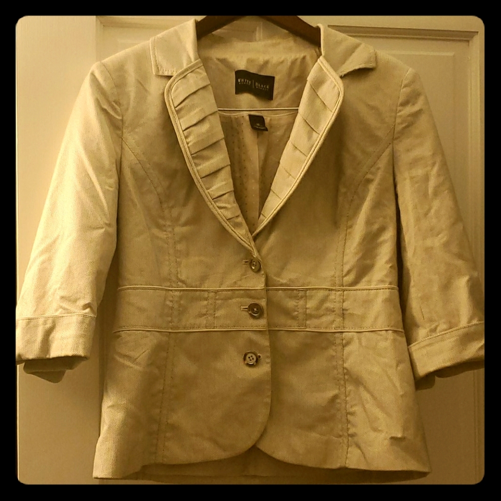 WHBM 3/4 sleeve blazer